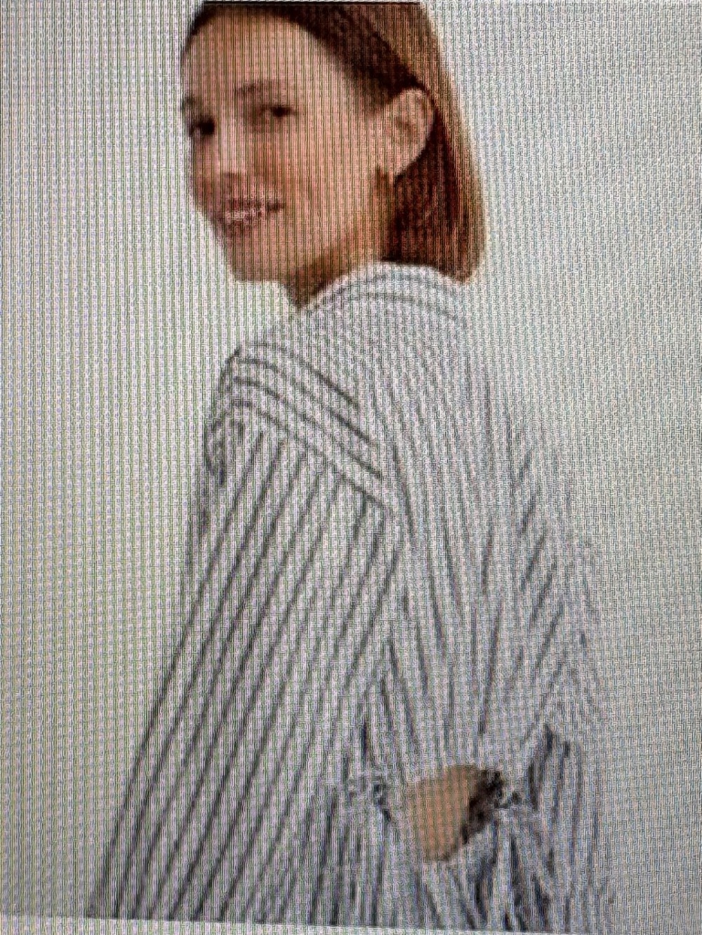 NWT Ann Taylor Loft Striped Cut out Tie Back Poplin Shirt